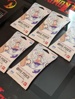 5 Packs One Piece ENGLISH OP-05 Awakening of the New Era Sleeved Booster Sealed - Image 2