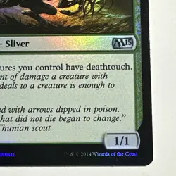 Venom Sliver 205/269 FOIL Card Core Set 2015 Magic the Gathering MTG LP - Image 5