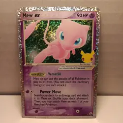 Mew EX 88/92 Celebrations Classic Collection Holo Card Near Mint Condition - Image 1