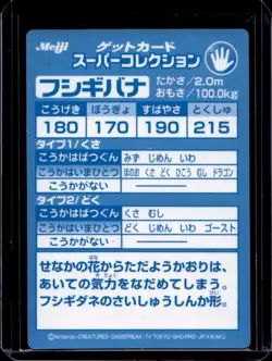 1999 Pokemon Meiji Get Card Super Collection Venusaur - Image 2