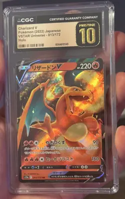CGC Pristine 10 Charizard V 013/172 s12a VSTAR Universe Holo Pokemon Card JPN - Image 4