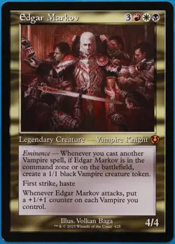 Edgar Markov (Retro Frame) Innistrad Remastered PLD Showcase (511050) ABUGames - Image 1