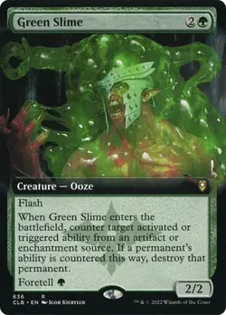Green Slime - Extended Art (CLB) Commander Legends: Battle for Baldur's Gate - Image 1
