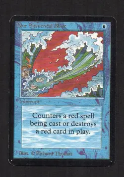 MtG ALPHA Blue Elemental Blast (Scarica Elementale Blu) - Image 1
