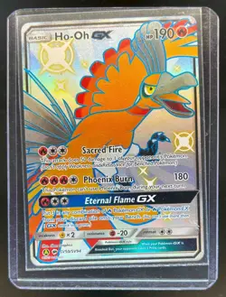 2019 Pokemon SM Hidden Fates Ho-Oh GX #SV50/SV94 - Image 1