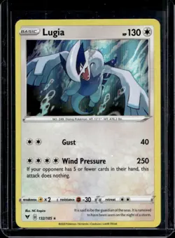 2020 Pokemon SWSH Vivid Voltage Lugia Holo #132/185 - Image 1
