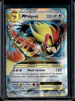 2016 Pokemon XY Evolutions Mega Pidgeot EX Holo #65/108 - Image 1