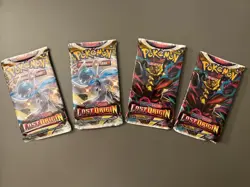 Pokemon TCG: Lost Origin Booster Pack Lot 4x New Factory Sealed - Image 1