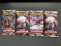 Pokemon TCG Lost Origin Booster Packs 4 Packs - Image 1