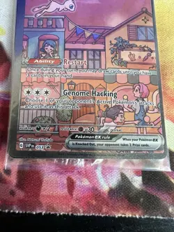 Mew EX SVP 053 Pokemon TCG Scarlet Violet 151 Black Star Promo Full Art Sealed - Image 4