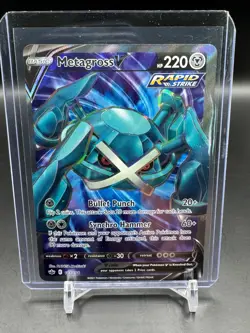 Metagross V (Full Art) 181/198 Pokemon TCG SWSH06: Chilling Reign Ultra Rare NM - Image 1