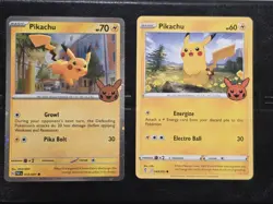 Pikachu - (Cosmos Holo) 018/091 - Trick or Trade 2024 - NM Pokemon TCG + Common - Image 1