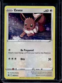 2019-2023 Pokemon SWSH Black Star Promos Eevee Holo #SWSH127 - Image 1