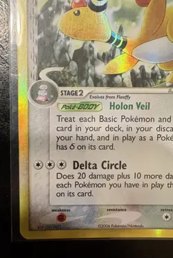 Pokemon TCG Ampharos Delta Species EX Dragon Frontiers 1/101 Holo - Image 3