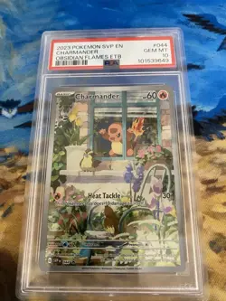 2023 POKEMON SVP EN-SV BLACK STAR PROMO #044 CHARMANDER PSA 10 - Image 1