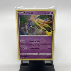 Xerneas - 25th Anniversary Pokemon Celebrations TCG - NM HOLO RARE 012/025 - Image 1