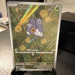 Nymble 096/094 PFL: Full Art Holo Illustration Rare Pokemon TCG Basic - Image 1