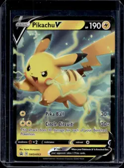 2019-2023 Pokemon SWSH Black Star Promos Pikachu V #SWSH063 - Image 1