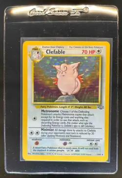 1999 Pokemon Jungle Clefable #1/64 - Image 1