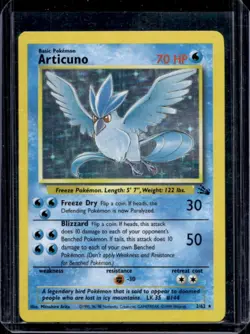 1999 Pokemon Fossil Articuno #2/62 - Image 1