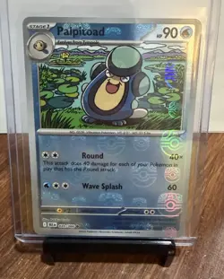 Pokemon TCG Palpitoad Master Ball Reverse Holo 020/086 Black Bolt NM - Image 1