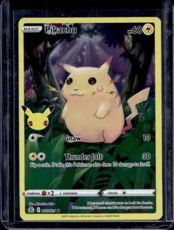 2021 Pokemon SWSH Celebrations Pikachu Holo #005/025 - Image 1