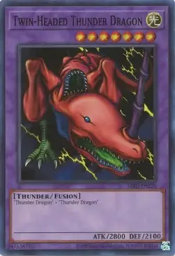 Yugioh! Twin-Headed Thunder Dragon - MRD-EN120 - Super Rare - Unlimited 25th Ann - Image 1