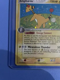 Ampharos 1/115 Unseen Forces Rare Holo Pokemon Card - Image 5