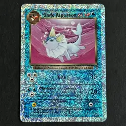 Dark Vaporeon 9/110 Legendary Collection Reverse Holo Rare Pokemon Card - Image 1