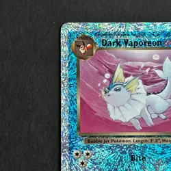 Dark Vaporeon 9/110 Legendary Collection Reverse Holo Rare Pokemon Card - Image 2