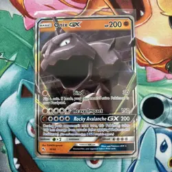 Pokemon Onix GX TCG Holo Ultra Rare Card Hidden Fates 36/68 NM/M Condition - Image 1