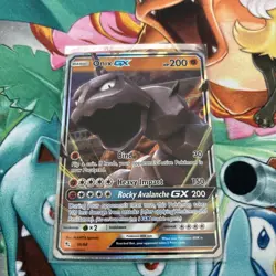 Pokemon Onix GX TCG Holo Ultra Rare Card Hidden Fates 36/68 NM/M Condition - Image 2