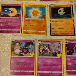 Pokemon 10 Card Lot - Celestial Pack (Clefairy, Lunatone, Solrock, Cosmog evos) - Image 3