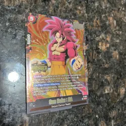 SS4 Son Goku : DA FP-450 WINNER Stamp Foil Dragon Ball Super Card Game | NM - Image 3