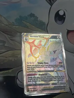 Arceus VSTAR 176/172 Rainbow Secret Rare Card Pokemon Brilliant Stars - NM - Image 2