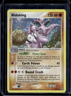 2004 Pokemon EX FireRed & LeafGreen Nidoking Holo #8/112 - Image 1