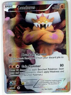 Landorus BW43 - Pokemon Black & White Promo - Full Art - LP - Image 1