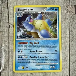 BLASTOISE Lv 60 - 2/127 Platinum Pokemon 2006 Rare Holo - MP - Image 2