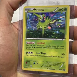 Pokemon Virizion Black Star Promo BW70 NM Near Mint 2012 Nintendo Card TCG Holo - Image 2