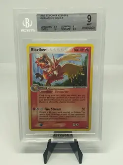 Blaziken Holo #5 Pokemon EX Power Keepers BGS MINT 9 2007 W/Swirl! - Image 1