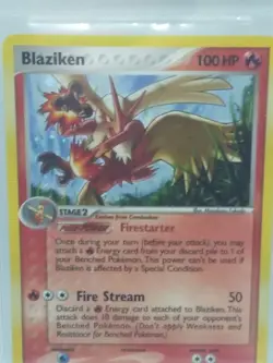 Blaziken Holo #5 Pokemon EX Power Keepers BGS MINT 9 2007 W/Swirl! - Image 2