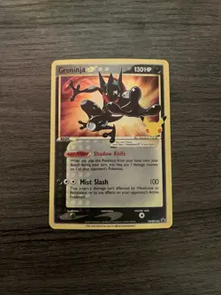 Greninja Gold Star SWSH144 Celebrations Promo Holo Pokemon Card - Image 1