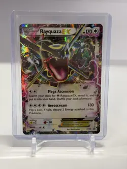 Pokemon Rayquaza EX XY69 TCG XY Promos Shiny Black Star Promo Holo Card - Image 1