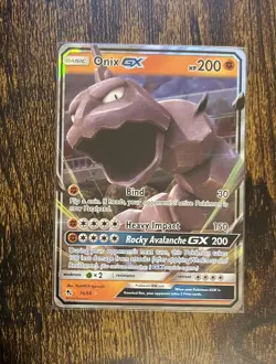 Onix GX 36/68 Hidden Fates- NM Ultra Rare 2019 Pokemon Card TCG - Image 1