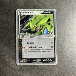 Pokemon TCG Tyranitar EX 17/17 Pop Series 1 Ultra Rare Holo Card #17/17 - Image 1