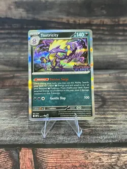 Pokemon TCG Toxtricity 017 Me: Mega Evolution Promo Holo Prerelease English - Image 1