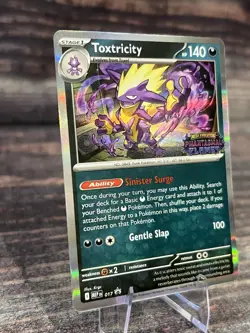 Pokemon TCG Toxtricity 017 Me: Mega Evolution Promo Holo Prerelease English - Image 2
