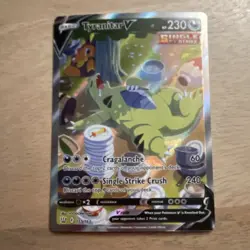 Pokemon Tyranitar V Full Art Single Strike Ultra Rare Holo 155/163 Battle Styles - Image 1