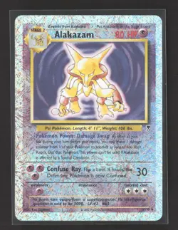 Pokemon 2002 Legendary Collection Alakazam #1/110 - Image 1