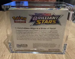 POKEMON SWORD & SHIELD BRILLIANT STARS FACTORY SEALED BOOSTER BOX W/ACRYLIC CASE - Image 3